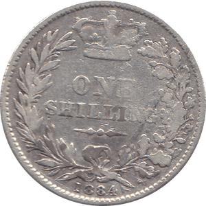 1884 SHILLING ( FAIR ) 4 - Shilling - Cambridgeshire Coins