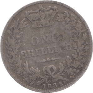 1884 SHILLING ( FAIR ) 4 - Shilling - Cambridgeshire Coins