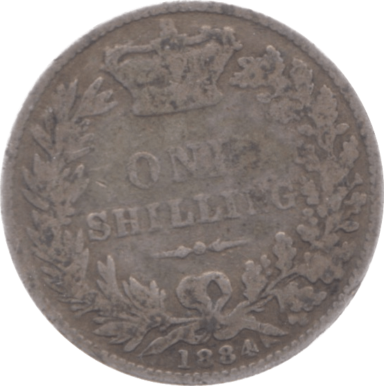 1884 SHILLING ( FAIR ) 4 - Shilling - Cambridgeshire Coins