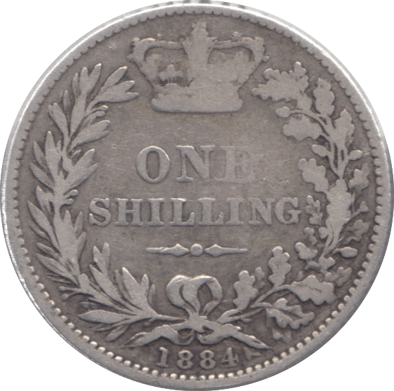 1884 SHILLING ( FINE ) - Shilling - Cambridgeshire Coins