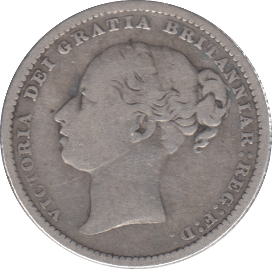 1884 SHILLING ( FINE ) - Shilling - Cambridgeshire Coins