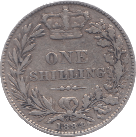 1884 SHILLING ( GF ) 9 - Shilling - Cambridgeshire Coins