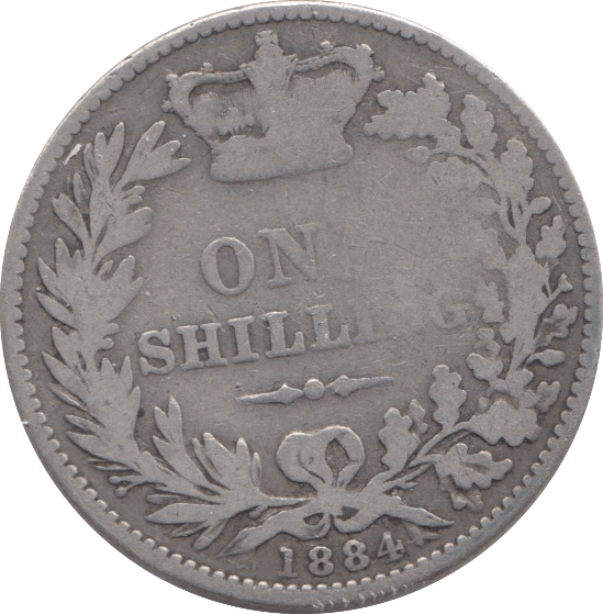 1884 SHILLING ( NF ) 5 - SHILLING - Cambridgeshire Coins