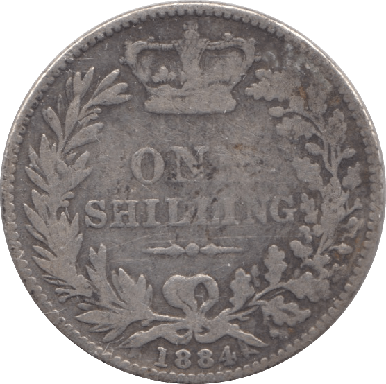 1884 SHILLING ( NF ) 8 - Shilling - Cambridgeshire Coins