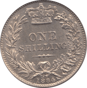 1884 SHILLING ( UNC ) - Shilling - Cambridgeshire Coins