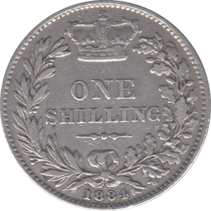 1884 SHILLING ( VF ) 5 - Shilling - Cambridgeshire Coins