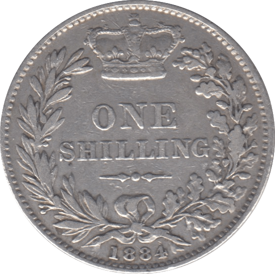 1884 SHILLING ( VF ) 5 - Shilling - Cambridgeshire Coins