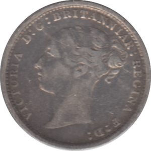 1884 SILVER THREEPENCE ( FINE ) - Threepence - Cambridgeshire Coins