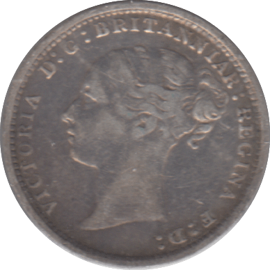 1884 SILVER THREEPENCE ( FINE ) - Threepence - Cambridgeshire Coins