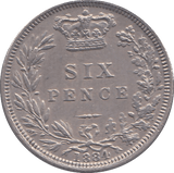 1884 SIXPENCE ( AUNC ) - Sixpence - Cambridgeshire Coins