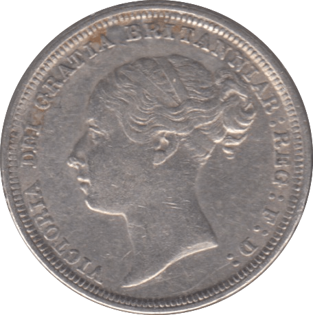 1884 SIXPENCE ( EF ) 3 - Sixpence - Cambridgeshire Coins