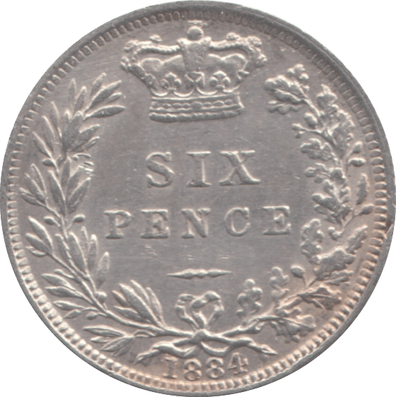 1884 SIXPENCE ( EF ) - Sixpence - Cambridgeshire Coins