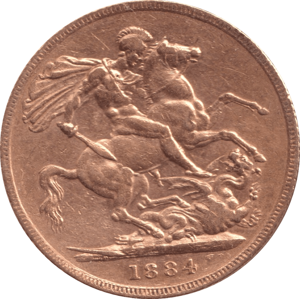 1884 SOVEREIGN ( EF ) - Sovereign - Cambridgeshire Coins