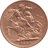 1884 SOVEREIGN ( EF ) - Sovereign - Cambridgeshire Coins