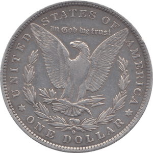 1884 USA SILVER MORGAN DOLLAR NEW ORLEANS MINT - WORLD COINS - Cambridgeshire Coins