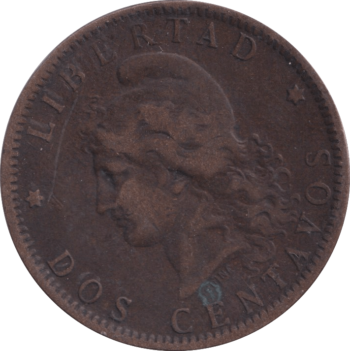 1885 2 CENTAVOS ARGENTINA - WORLD COINS - Cambridgeshire Coins