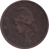 1885 2 CENTAVOS ARGENTINA - WORLD COINS - Cambridgeshire Coins