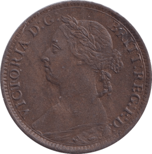 1885 FARTHING ( AUNC ) - Farthing - Cambridgeshire Coins