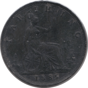 1885 FARTHING ( EF ) 14 - Farthing - Cambridgeshire Coins