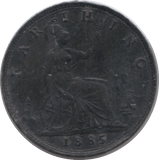 1885 FARTHING ( EF ) 14 - Farthing - Cambridgeshire Coins