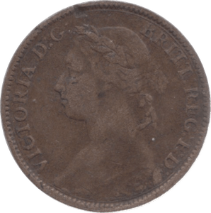 1885 FARTHING ( FINE ) - Farthing - Cambridgeshire Coins