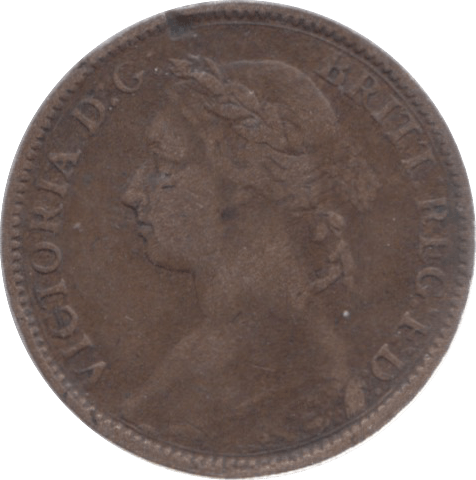 1885 FARTHING ( FINE ) - Farthing - Cambridgeshire Coins