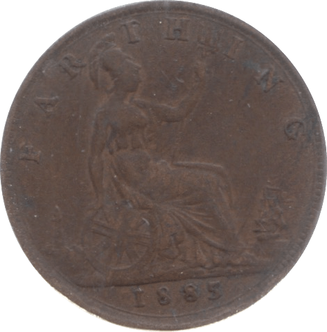 1885 FARTHING ( GF ) 3 - Farthing - Cambridgeshire Coins