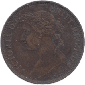 1885 FARTHING ( GVF ) 18 - Farthing - Cambridgeshire Coins