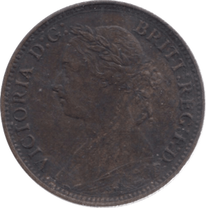 1885 FARTHING ( GVF ) 18 - Farthing - Cambridgeshire Coins