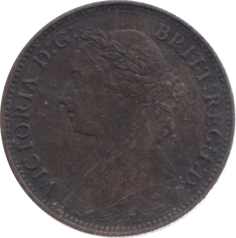 1885 FARTHING ( GVF ) 18 - Farthing - Cambridgeshire Coins