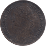 1885 FARTHING ( GVF ) 18 - Farthing - Cambridgeshire Coins