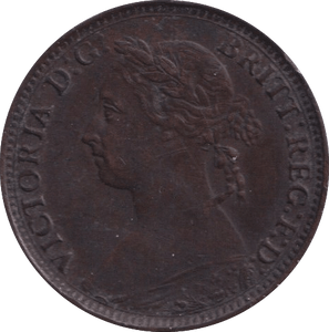1885 FARTHING ( GVF ) - Farthing - Cambridgeshire Coins