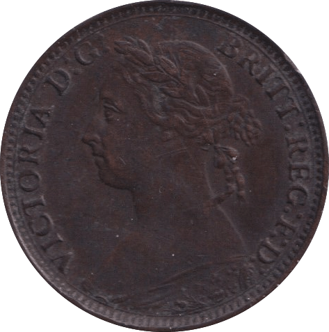 1885 FARTHING ( GVF ) - Farthing - Cambridgeshire Coins