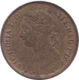 1885 FARTHING ( UNC ) - Farthing - Cambridgeshire Coins