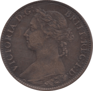 1885 FARTHING ( VF ) 1 - Farthing - Cambridgeshire Coins
