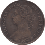 1885 FARTHING ( VF ) 1 - Farthing - Cambridgeshire Coins