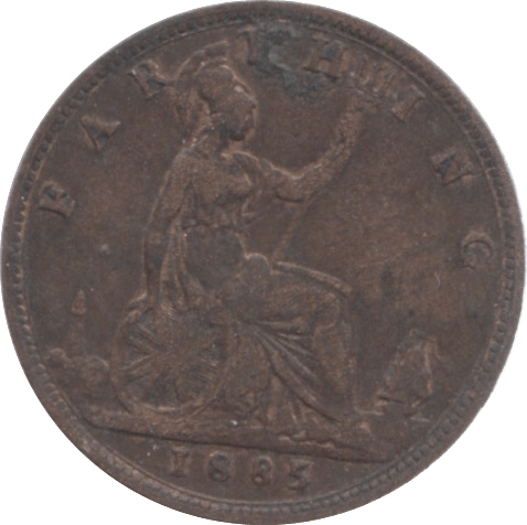 1885 FARTHING ( VF ) - Farthing - Cambridgeshire Coins