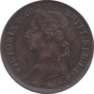 1885 FARTHING ( VF ) - Farthing - Cambridgeshire Coins