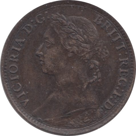 1885 FARTHING ( VF ) - Farthing - Cambridgeshire Coins