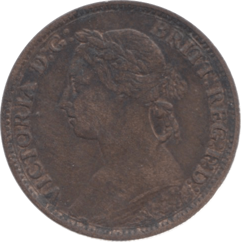 1885 FARTHING ( VF ) - Farthing - Cambridgeshire Coins