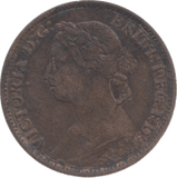 1885 FARTHING ( VF ) - Farthing - Cambridgeshire Coins
