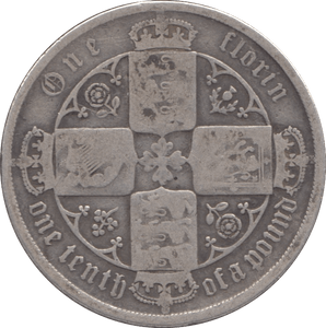 1885 FLORIN ( FAIR ) 3 - Florin - Cambridgeshire Coins
