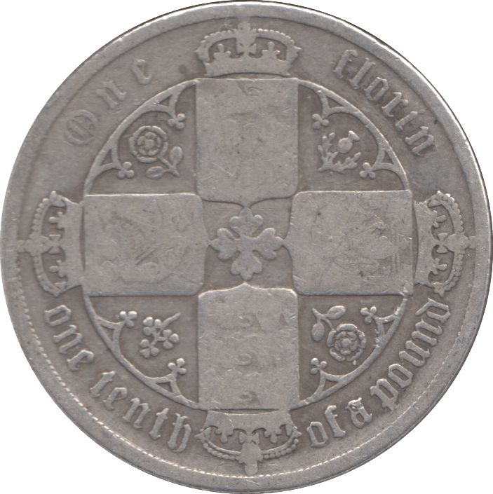 1885 FLORIN ( FAIR ) - Florin - Cambridgeshire Coins