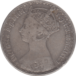 1885 FLORIN ( GF ) - Florin - Cambridgeshire Coins