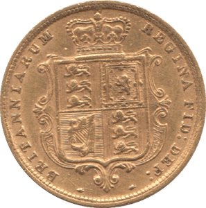 1885 GOLD HALF SOVEREIGN ( GVF ) - Half Sovereign - Cambridgeshire Coins