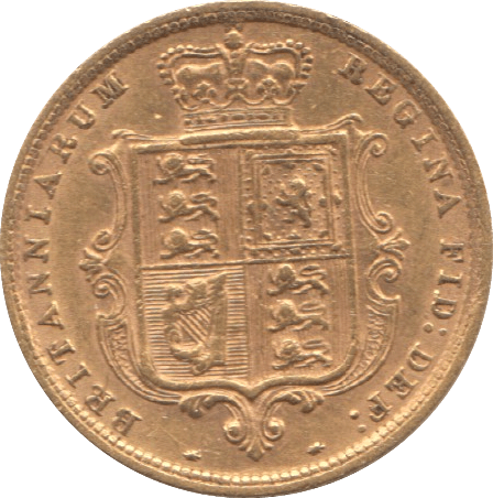 1885 GOLD HALF SOVEREIGN ( GVF ) - Half Sovereign - Cambridgeshire Coins