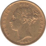 1885 GOLD HALF SOVEREIGN ( GVF ) - Half Sovereign - Cambridgeshire Coins