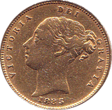 1885 GOLD HALF SOVEREIGN ( VF ) - Half Sovereign - Cambridgeshire Coins