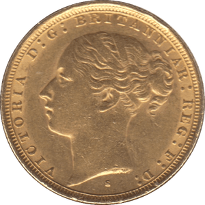 1885 GOLD SOVEREIGN ( AUNC ) SYDNEY MINT - Sovereign - Cambridgeshire Coins