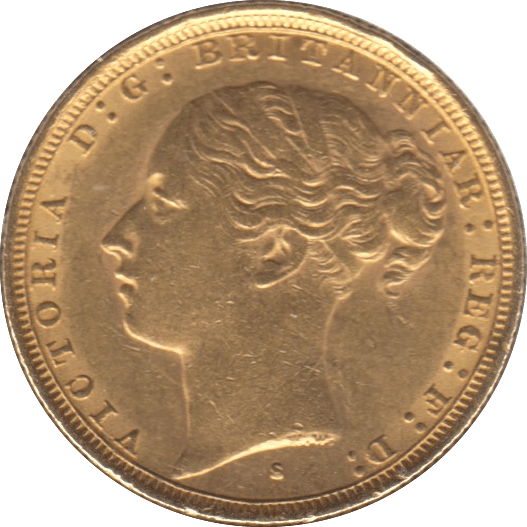 1885 GOLD SOVEREIGN ( AUNC ) SYDNEY MINT - Sovereign - Cambridgeshire Coins